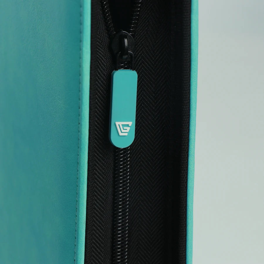 Gemloader Premium Toploader Binder i turkis – 3x3 pockets til 216 toploaders