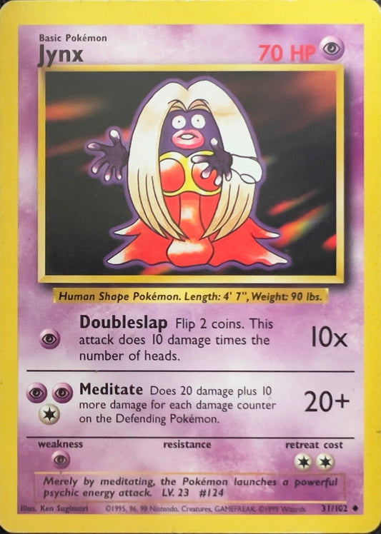 Jynx (non-holo) 31/102 - Pokémon Base Set (WOTC)
