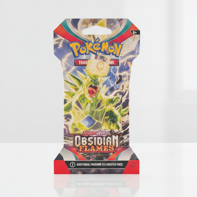 Pokémon TCG: Sleeved booster pack - Scarlet & Violet: Obsidian Flames