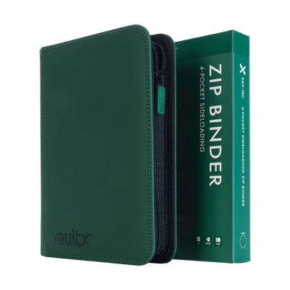 VaultX 4-Pocket Exo-Tec® Zip Binder - Grøn