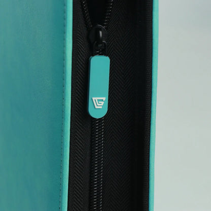 Gemloader Premium Toploader Binder i turkis – 3x3 pockets til 216 toploaders