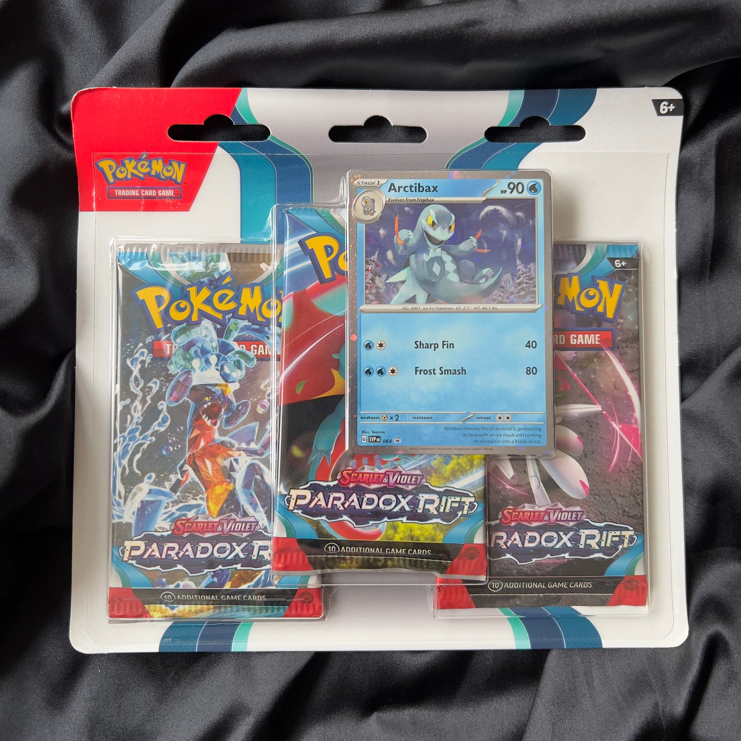 Pokémon - 3 x blister - Paradox rift, Arctibax promo