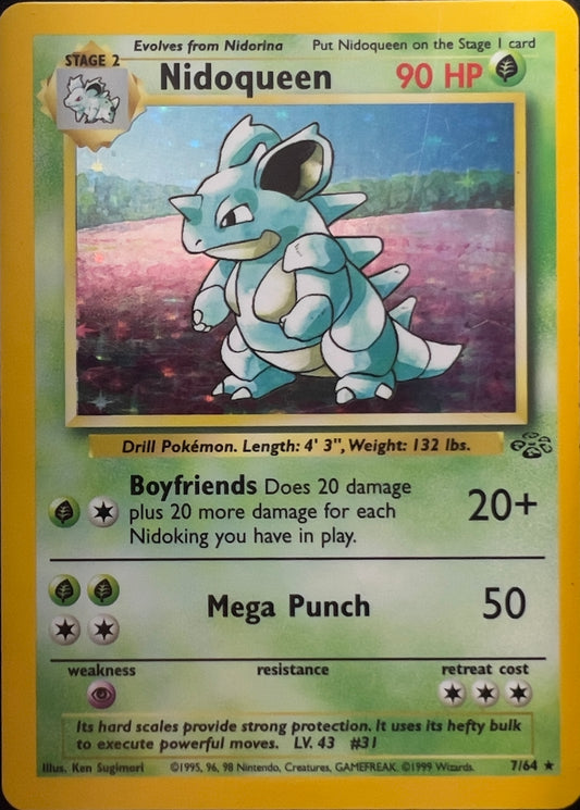 Nidoqueen Holo 7/64 - Pokémon Jungle (WOTC)