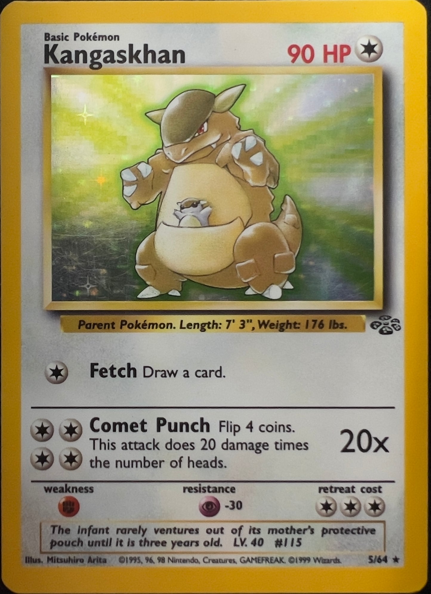 Kangaskhan Holo 5/64 - Pokemon Jungle (WOTC)