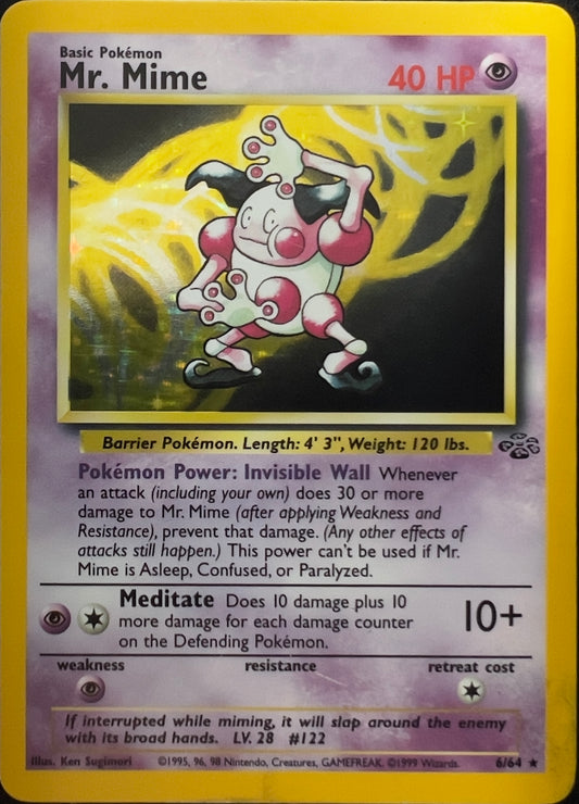 Mr. Mime Holo 6/64 - Pokémon Jungle (WOTC)