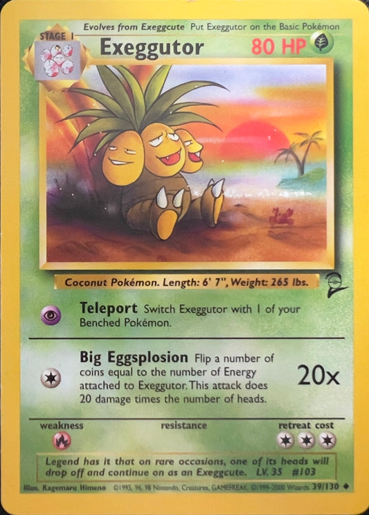 Exeggutor (non-holo) 35/64 - Pokemon Jungle (WOTC)