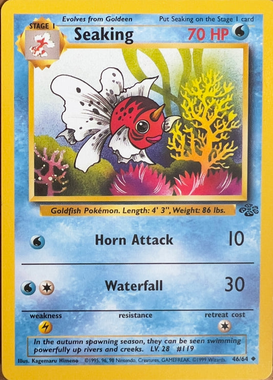 Seaking (non-holo) 46/64 - Pokemon Jungle (WOTC)