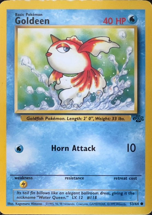 Goldeen (non-holo) 53/64 - Pokémon Jungle (WOTC)