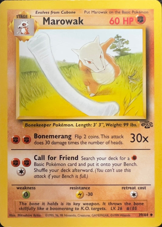 Marowak (non-holo) 39/64 - Pokémon Jungle (WOTC)