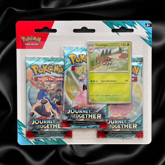 Pokémon TCG: Journey Together 3-Pack Blister (Yanmega Promo)