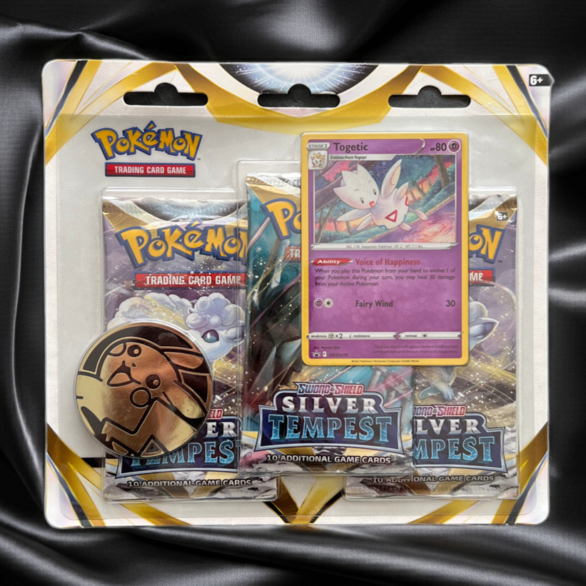 Pokémon TCG: Silver Tempest 3-Pack Blister (Togetic Promo)