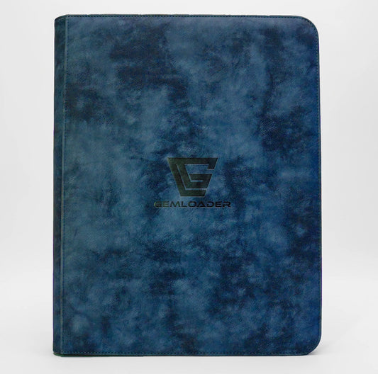Gemloader - premium toploader 3x3 216 pocket binder - Blue