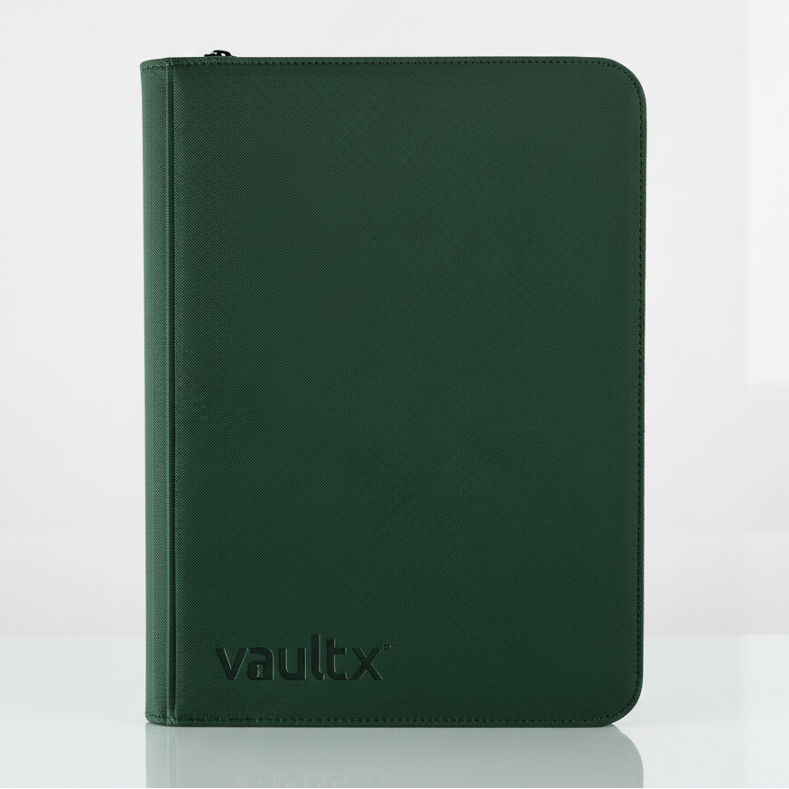 Vault X 9-Pocket Exo-Tec® Zip Binder – Grøn