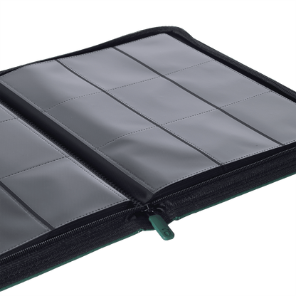 Vault X 9-Pocket Exo-Tec® Zip Binder – Grøn