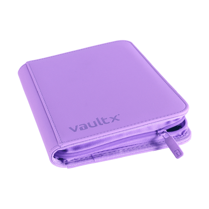 VaultX 4-Pocket Exo-Tec® Zip Binder - Lilla