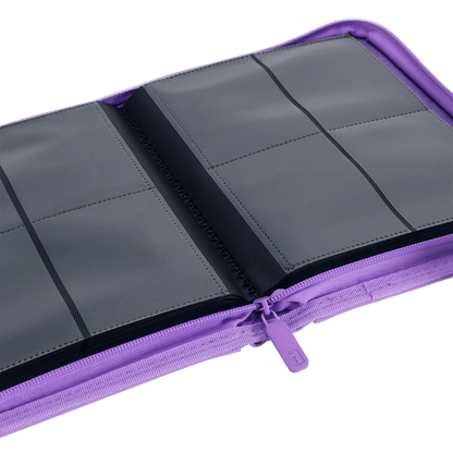 VaultX 4-Pocket Exo-Tec® Zip Binder - Lilla